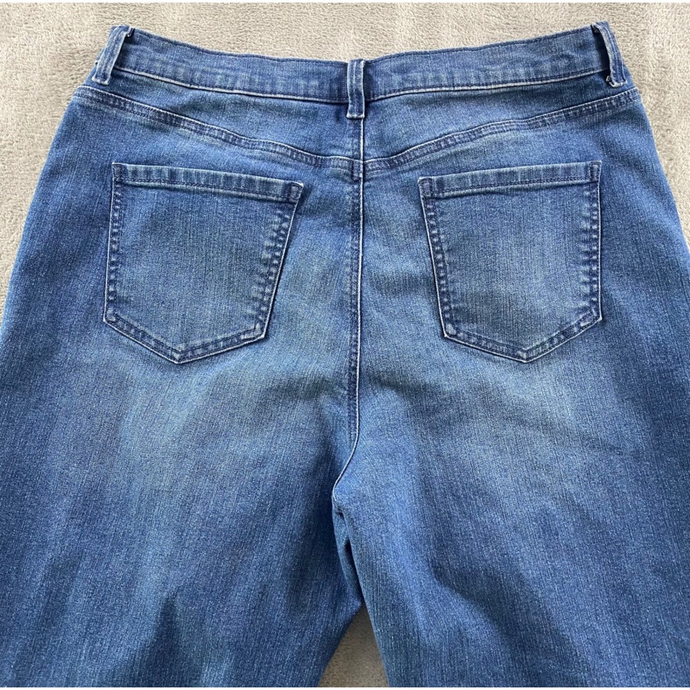Gloria Vanderbilt Amanda Jeans Womens 16S Blue High Rise Tapered Straight Leg - Picture 14 of 15